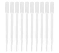 Uinfhyknd Juego de pipetas desechables de plástico con pipeta (10 unidades, 3 ml)