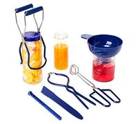 Uinfhyknd Kit de enlatado, suministros de conserva, 6 piezas, enlatado, tapa, pinzas de enlatado para enlatado