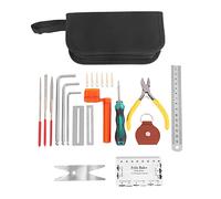 Uinfhyknd Kit de herramientas de mantenimiento de reparación de guitarra, kit de herramientas de limpieza de cuidado de guitarra para ukelele bajo, mandolina banjo