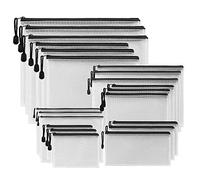 Uinfhyknd Paquete de 21 bolsas con cremallera (7 tamaños) para organizar el almacenamiento escolar