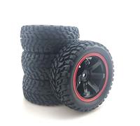 Uinfhyknd para 1:10 de neumáticos de goma de 75 mm y llantas para 1/10 94123 RC en carretera