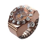 Uinfhyknd Reloj de Anillo de Dedo de Bolsillo de Metal