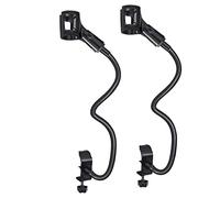 Uinfhyknd Soporte Ajustable para Micrófono de 2 Piezas Soporte de Mesa Flexible Un Cuello de Ganso Pies de Microfono Soporte de Escritorio para Equipo de Grabación para Conferencias