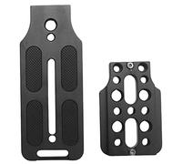 Uinfhyknd Soporte en L para CáMara DSLR Placa de LiberacióN RáPida Soporte en L Universal Vertical Tornillo de 1/4 de Pulgada para DSLR CáMara