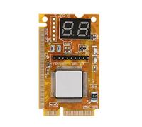 Uinfhyknd Tarjeta de ordenador portátil de 2 dígitos PC Mini PCI PCI-E Laptop Analyzer Placa base Depuración Checker Tarjeta de diagnóstico