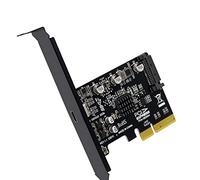 Uinfhyknd Tarjeta USB PCIE Tipo C PCI- 4X un USB 3.2 Gen 2X2 (20 Gbps) Chipset ASM3242 para 8/10/Linux