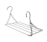 Uinfhyknd Tendedero multifuncional de acero inoxidable para ropa, toallas, calcetines