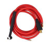Uinfhyknd WP17F TIG Antorcha de Soldadura Conector Rápido Gas-Eléctrico Integrado Tubo Rojo Cables 4 M 35-50 Euro Conector 13.12 pies