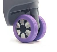 uinhuine Paquete de 9 Fundas para Ruedas de Maleta de Equipaje de Mano para la mayoría de Juegos de Equipaje de 8 Ruedas giratorias, Purple, Wheel Cover 2-3inch, Coloridas Fundas Protectoras para