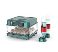 UIOEEJY Incubadora de huevos profesional LED, Incubadora automática con sistema de giro automático y control de temperatura, Incubadora de huevos automática 9/15 Huevos (15 Piezas)