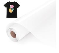 UIOK Sublimación Vinilo para Tela de Algodón, Mate Sublimación HTV 30.5 cm x 304.8 cm Vinil Transparente HTV para Sublimación, Vinilo de Sublimacion para Tejidos de Algodón Oscuros & Claros