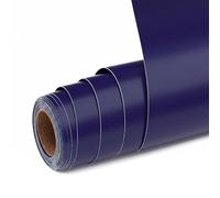 UIOK Vinilo Adhesivo Azul Royal, Vinilo Permanente 30,5 x 457.2 cm Mate Azul Royal Vinilo para Cricut, Vinilo Adhesivo Permanente para Cerámica, Vidrio, Taza