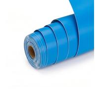 UIOK Vinilo Adhesivo Azul, Vinilo Permanente 30,5 x 914,4 cm Mate Azul Vinilo para Cricut, Vinilo Adhesivo Permanente para Cerámica, Vidrio, Taza