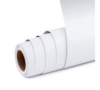 UIOK Vinilo Adhesivo Permanente Mate Blanco para Cricut, 30,5 cm x 457,7 cm Rollo para Cerámica, Vidrio, Taza