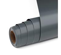 UIOK Vinilo Adhesivo Permanente, Mate Gris Vinilo Permanente para Cricut, 30,5 cm x 457,7 cm Rollo de Vinil para Cerámica, Vidrio, Taza (Gris)