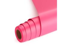 UIOK Vinilo Adhesivo Permanente Mate, Vinilo Permanente para Cricut, 30,5 cm x 457,7 cm Rollo de Vinilo Rosado para Cerámica, Vidrio, Taza