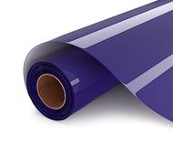 UIOK Vinilo Textil Termoadhesivo Morado HTV Rollo de Vinilo Transferencia de Calor, Película de Vinilo Textil Termoadhesivo Textil para Cricut y Silhouette Cameo,Fácil de Cortar y Desherbar (Morado)