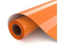 UIOK Vinilo Textil Termoadhesivo Naranja 30.5x182cm HTV Para Cricut, DIY Camisetas y Más Telas