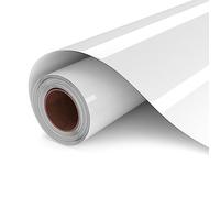 UIOK Vinilo Textil Termoadhesivo Plata HTV Rollo de Vinilo Transferencia de Calor, Película de Vinilo Textil Termoadhesivo Textil para Cricut y Silhouette Cameo,Fácil de Cortar y Desherbar (Plata)