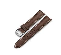 UIONBUN Watch Strap,18mm 19mm 20mm 21mm 22mm Black Brown Coffee Watchband Genuine Leather Watch Band Watch Strap Leisurely (Band Color : Brown with tan, Band Width : 19mm)(Coffee with tan,20mm)