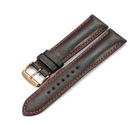 UIONBUN Watch Strap,18mm 19mm 20mm 21mm 22mm Watchband Genuine Leather Watch Strap Replacement Watch Band Leisurely (Band Color : Yellow Gold P Buckle, Band Width : 18mm)(Rose gold P buckle,18mm)