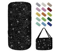 Uiopa Hilo Macrame 1,5mm x 280m, 200g Hilo Brillante para Tejer a Crochet, Lana Crochet de Algodon Cuerda Macrame para Bolsos, Cestas, Decoración, Manualidades