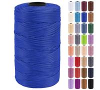 Uiopa Hilo Macrame 3mm x 200m Cuerda Macrame Polipropileno Plano Hilo de Ganchillo para Bolsos a Crochet, Bolso de Mano, Sombrero, Manualidades, Envolver Regalo, Proyecto de Bricolaje