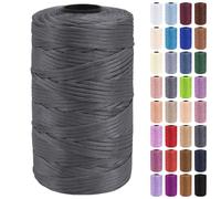 Uiopa Hilo Macrame 3mm x 200m Cuerda Macrame Polipropileno Plano Hilo de Ganchillo para Bolsos a Crochet, Bolso de Mano, Sombrero, Manualidades, Envolver Regalo, Proyecto de Bricolaje
