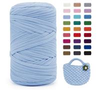 Uiopa Hilo para Tejer a Crochet, 400g/120m Trapillo para Tejer Bolsos, Trapillo Crochet Hilo de Poliéster para DIY y Tejido, Bolso de Mano, Manualidades, Decoración Hogareña