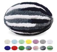 Uiopa Lana Gruesa, 250g Lana Gorda para Tejer con Las Manos, Ovillo Hilo Crochet Grueso Chunky Yarn para Tejer a Mano Mantas Cojines Alfombras Bufandas Proyectos de Bricolaje