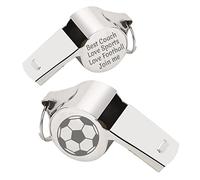 Uiopa Silbato Personalizado, Silbato de Acero Inoxidable con Grabado, Plata/Oro/Oro Rosa Silbato Personalizado para Árbitro, Entrenador, Profesor, Entusiasta de Deportes, Cordón Incluido