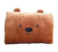 UioQrintan Muñeco de Peluche de Invierno con Forma de Animal, Bonito y Creativo, para Calentar Las Manos, Regalo para niña, Color marrón