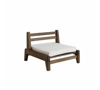 UioQrintan Silla de Tatami Japonesa de Madera, Silla de meditación Suave, Taburete bajo para té, Ideal para Leer, meditar, balcón, Sala de Estar, Nogal.