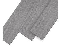 UISEBRT 36 Suelo Vinílico Autoadhesivo Baldosas de Vinilo Efecto Madera, 91,44 x 15,24 x 0,2 cm, para aprox. 5 m², tablones decorativos para cocina, salón, balcón, Gris