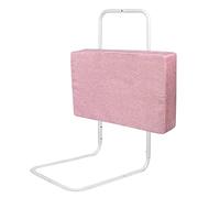 UISEBRT Barrera de cama de 50 cm, para protección contra caídas, altura regulable mediante 5 agujeros, para niños de distintas edades y bebés, rosa