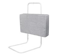 UISEBRT Barrera de cama de 50 cm, para protección contra caídas, altura regulable mediante 5 agujeros, para niños de distintas edades y bebés, gris