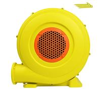 UISEBRT - Bomba de aire eléctrica con ventilador para castillo hinchable, casa inflable de rebote de agua, portátil con asa, 450 W, amarillo