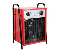 UISEBRT Calefactor eléctrico 9 kW para calefacción profesional de la industria eléctrica con Niveles de Potencia, termostato, Protección contra Sobrecalentamiento, 9000 W