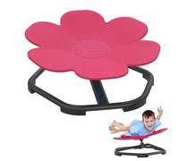 UISEBRT Carrusel Autismo - Silla giratoria para niños, con sensor de carrusel, para entrenamiento, coordinación física y equilibrio, taburete giratorio, color rojo ciruela