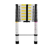UISEBRT Escalera Telescópica 3,8M, Extensión Escalera Multiusos de Aluminio Portátil, Carga Máxima 150 kg