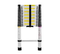 UISEBRT Escalera Telescópica 4,4M, Extensión Escalera Multiusos de Aluminio Portátil, Carga Máxima 150 kg