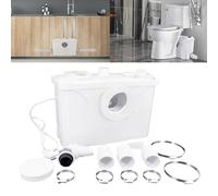 UISEBRT Sistema de elevación de agua sucia, bomba de agua residual, 700 W, bomba doméstica con filtro de carbón y cuchillas de acero inoxidable, bombas de agua sucia para inodoro, ducha, cocina y