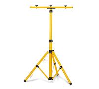 UISEBRT Trípode telescópico para focos LED de acero, altura regulable, 63,5 - 153,5 cm, color amarillo