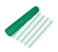 UISEBRT Valla de plástico de protección, valla de seguridad, red de advertencia, valla de limitación para jardín, flexible, verde, 1 x 30 m