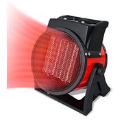 UISERBT Calefactor Cerámico 3000 W Calentador eléctrico con protección contra sobrecalentamiento,con 2 Potencias de Calor, Calentador industrial para Taller Apartamento Garaje