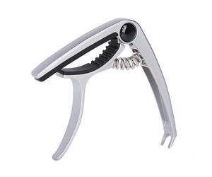 Uitndvyte Aleación de Zinc Capo Chapo Slide Mobile Guitarra Capo Electric Guitarra Clip de Tono para Afinación de Guitarra Principiante