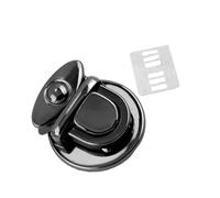 Uitndvyte Cierre de lengüeta para el pulgar para bolso de cuero, bolso de hombro, mochila, maletín, monedero, pulgar, Black, One Size