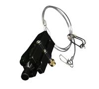 Uitndvyte Clip antienredos para línea de pesca, amplia aplicabilidad, acero inoxidable y clip de sedal