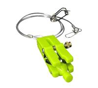 Uitndvyte Clip antienredos para línea de pesca, amplia aplicabilidad, acero inoxidable y clip de sedal