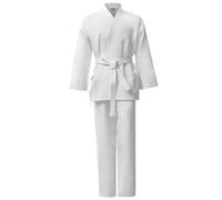 Uitndvyte Conjunto de karate profesional de entrenamiento de karate, transpirable, uniforme de taekwondo lavable a máquina para adultos, adolescentes y niños, fácil cuidado